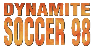 Dynamite Soccer 98 logo for Playstation